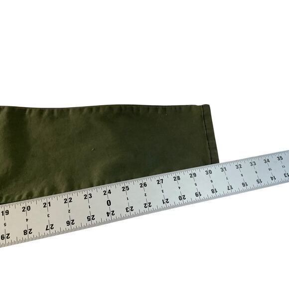 V.I.P. Jeans Jumpsuit Womens XL Olive Green Sleeveless Zip Front Utility Pockets - Picture 8 of 13